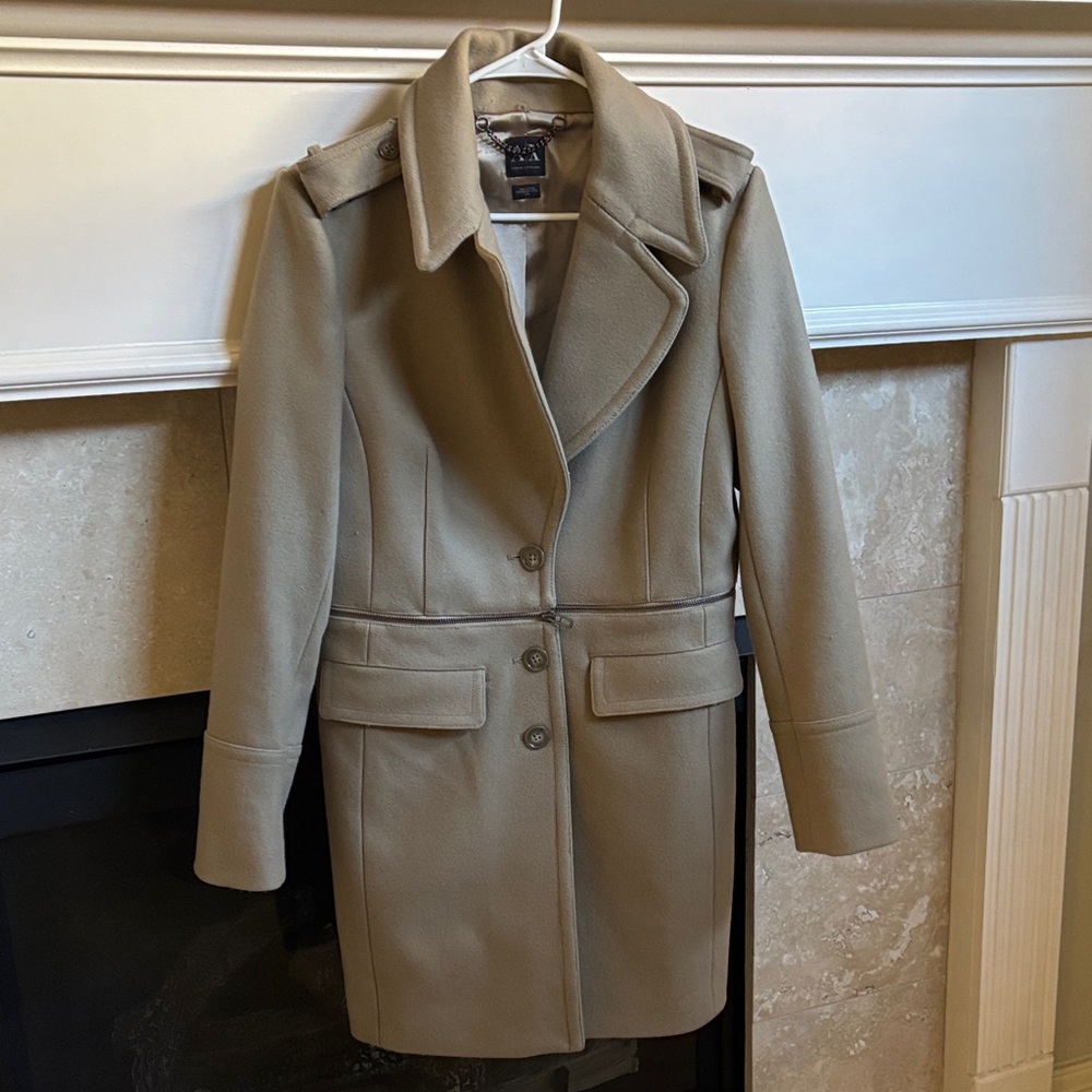 A/X Armani Exchange Women's Beige Trench Coat